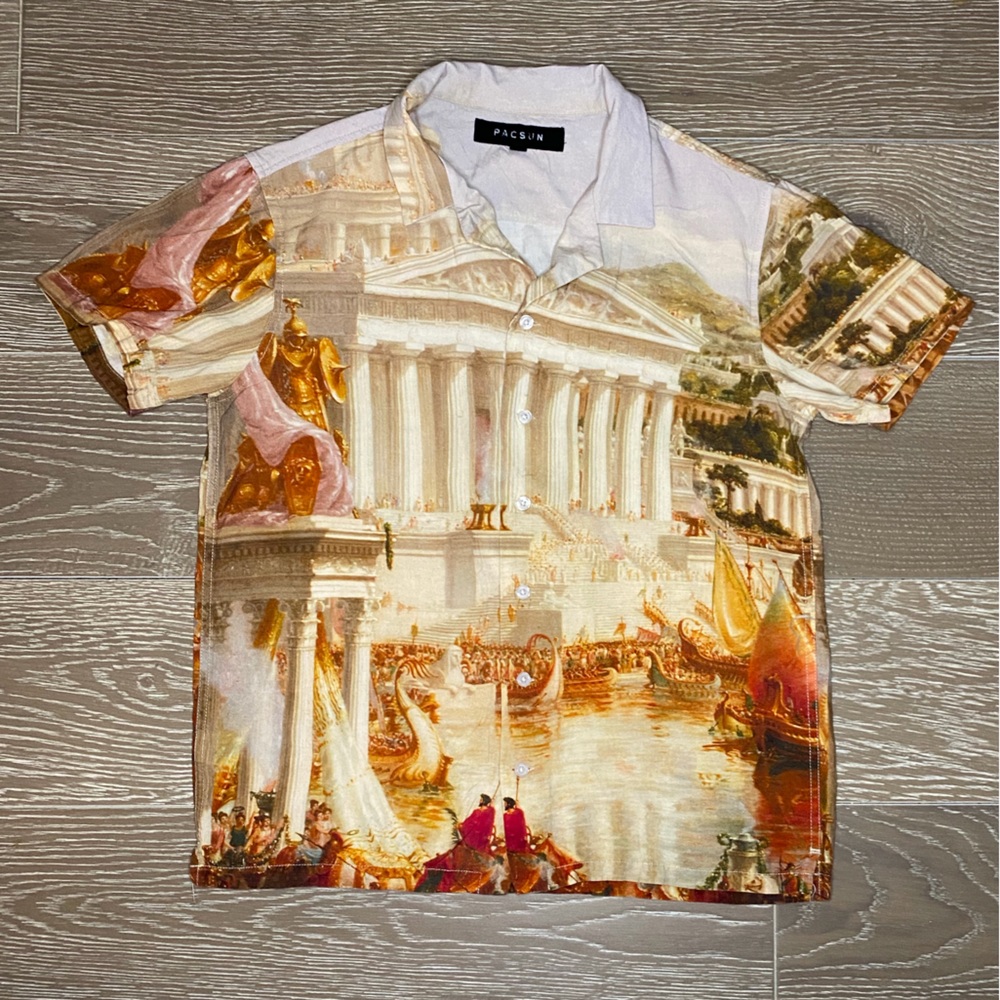 PacSun  Multicolor Button Down Shirt